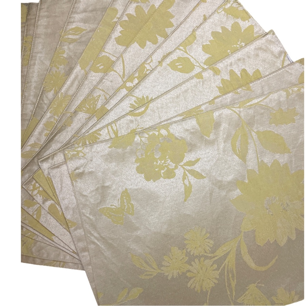 Twelve Yellow Placemats